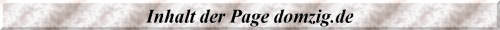 Inhaltsverzeichnis domzig.de